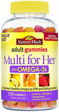 Multi For Her + Omega3 Adult Gummies Value Size 150 Count