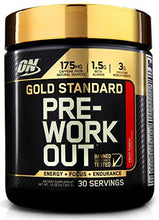Gold Standard Preworkout With Creatine Betaalanine And Caffeine For Energy Flavor: Fruit Punch 30 Servings