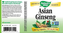 Ginseng Asian 100 Capsules 560 Mg Packaging May Vary