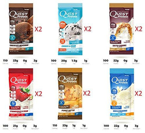 Protein Powder Soy Free 12 Pack Of 0.99 Oz Packets 2 Of Each Flavor Inside The Box