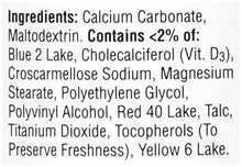 Caltrate 600+D3 Calcium And Vitamin D Supplement Tablet 600 Mg 200 Count