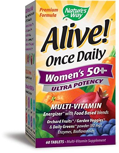 Alive! Once Daily 50+ Multivitamin Ultra Potency 60 Tablets
