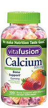 Calcium Gummy Vitamins For Adults 500 Mg 100Count