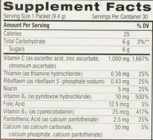 Emergenc Dietary Supplement Drink Mix With 1000 Mg Vitamin C 0.33 Ounce Packets Caffeine Free Tangerine Flavor 30 Count