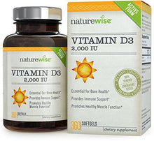 Vitamin D3 2000 Iu For Healthy Muscle Function Bone Health And Immune Support Gluten Free Nongmo In Coldpressed Organic Olive Oil1Year Supply 360 Count