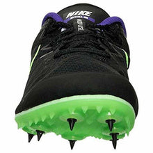 Zoom Rival Md 8 Track Spike Black/Fierce Purple/Green Strike Size 11 M Us