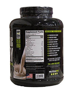Nutrabio Classic Whey Protein Powder Unflavored/Raw 5 Lb