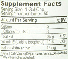 Bioastin An Astaxanthin – 50 Ct – 12Mg Original High Potency One Per Day Formula Supports Joint Skin Eye Health Naturally –A Superantioxidant Grown In