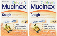 Children Cough Minimelts Orange Cream 12Count Pack Of 2