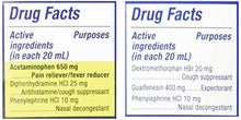 Fastmax Clear Cool Day Severe Congestion/Cough Night Cold Flu Liquid 12Oz 2X6Oz