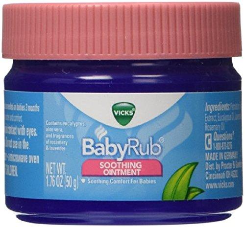Babyrub Soothing Chest Neck And Back Ointment 1.76 Oz 2 Pack