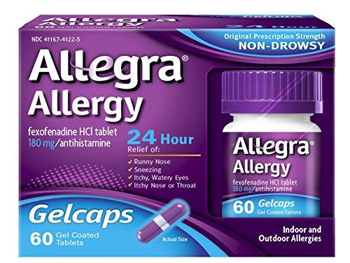 Allergy 24 Hour Gelcaps 180 Mg 60 Count