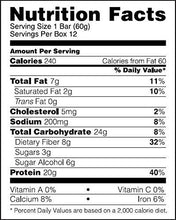 Optibar Protein Bar Chocolate Brownie 12 Count