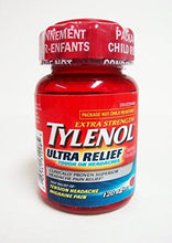 Tylenol Ultra Relief Extra Strength 120 Eztabs For Tension Headaches Migraine Pain