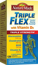 Tripleflex Triple Strength With Vitamin D3 120Count