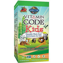 Vegetarian Multivitamin Supplement For Kids Vitamin Code Kids Chewable Raw Whole Food Vitamin With Probiotics 60 Chewable Bears