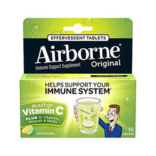 Airborne Original Lemon Lime 10Tablets