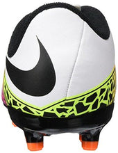 Kids Hypervenom Phelon Ii Fg White/Black/Total Orange/Volt Soccer Cleat 5.5 Kids Us