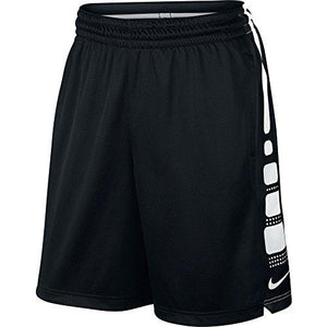 Elite Stripe Basketball Shorts Black/White 718378011 Size Small
