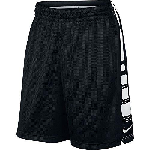 Elite Stripe Basketball Shorts Black/White 718378011 Size Small