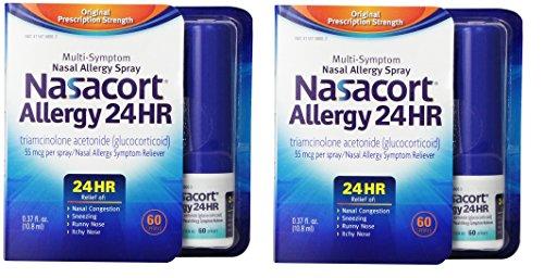 Allergy 24 Hour 0.37 Fluid Ounce Pynjht 2 Pack 60 Sprays