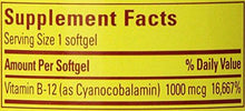 Vitamin B12 Value Size Softgel 1000 Mcg 150 Count