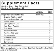 Baetea 14 Day Acai Teatox: Gentle Detox Tea. Reduce Bloating And Constipation. Appetite Suppressant. 14 Pyramid Tea Bags. Natural Weight Loss Tea. Ultimate Body Cleanse.