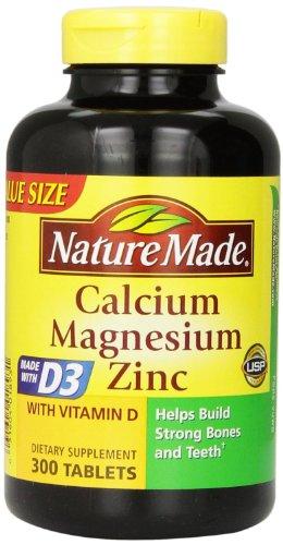 Calcium Magnesium Zinc Tablets With Vitamin D 300 Count Pack Of 2