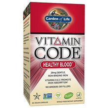 Iron Supplement Vitamin Code Healthy Blood Raw Whole Food Vitamin Vegan 60 Capsules