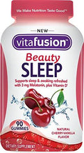 Beauty Sleep Gummies Natural Cherryvanilla 90 Count
