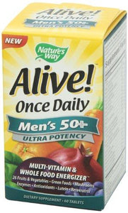 Alive Once Daily 50+ Ultra Potency Tablets 60