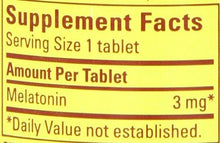Melatonin Tablets Value Size 3 Mg 240 Count