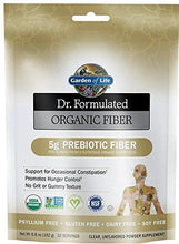Dr. Formulated Organic Prebiotic Superfood Fiber Supplement For Constipation Relief And Hunger Control Vegan Unflavored 6.8Oz 192G Powder