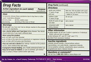 Adult 24 Hour Allergy Relief 15Count
