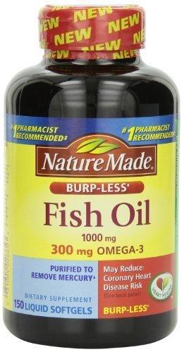 BurpLess Fish Oil 1000 Mg 300 Mg Omega3 Pack Of 5 By