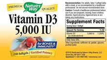 Vitamin D3 5000 Iu Softgel 240 Count