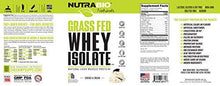 Nutrabio GrassFed Whey Protein Isolate 2Lbs Cookies And Cream