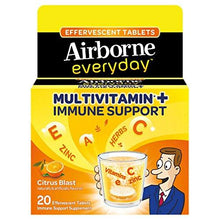 Airborne 40Ct Everyday Multivitamin + Immune Support Daily Effervescent Tablets