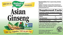 Ginseng Asian 100 Capsules 560 Mg Packaging May Vary