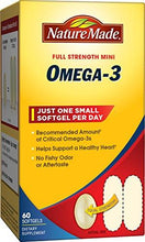 Super Omega3 Fish Oil Full Strength Softgels Mini 60 Count