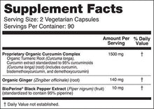 Curcumin Turmeric 1650Mg With 95% Curcuminoids Bioperine Black Pepper Extract Advanced Absorption Cardiovascular Healthy Joints Support Nongmo Glutenfree 180 Vegetarian Capsules