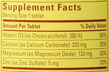 Calcium Magnesium Zinc Tabs 100 Ct