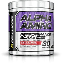 Alpha Amino Acid Supplement With Bcaa Fruit Punch 13.4 Ounce
