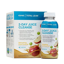 Gnc Total Lean 2Day Juice Cleanse Refreshing Fruit Cocktail 4 Bottles
