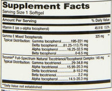 Gamma E Mixed Tocopherols Tocotrienols 60 Softgels