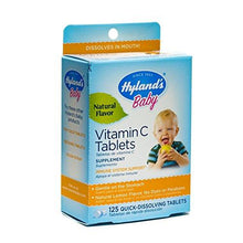 Vitamin C Tablets Dietary Supplement With Natural Lemon Flavored 125 Count
