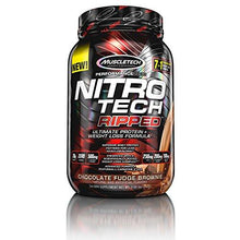 Muscletech Nitro Tech Ripped Whey Protein Isolate Weight Loss Formula Chocolate Fudge Brownie 2 Pounds