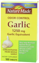 Odor Control Garlic 1250Mg 100 Tabs