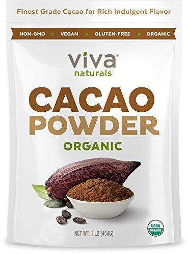#1 Best Selling Certified Organic Cacao Powder From Superior Criollo Beans 1 Lb Bag