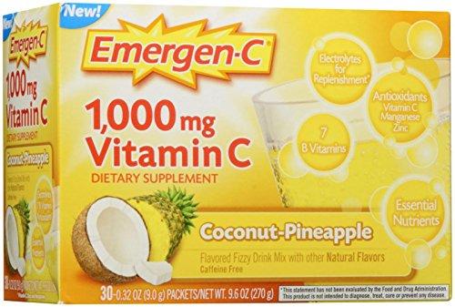 Emergenc Vitamin C Drink Mix Coconut Pineapple 30 Ct